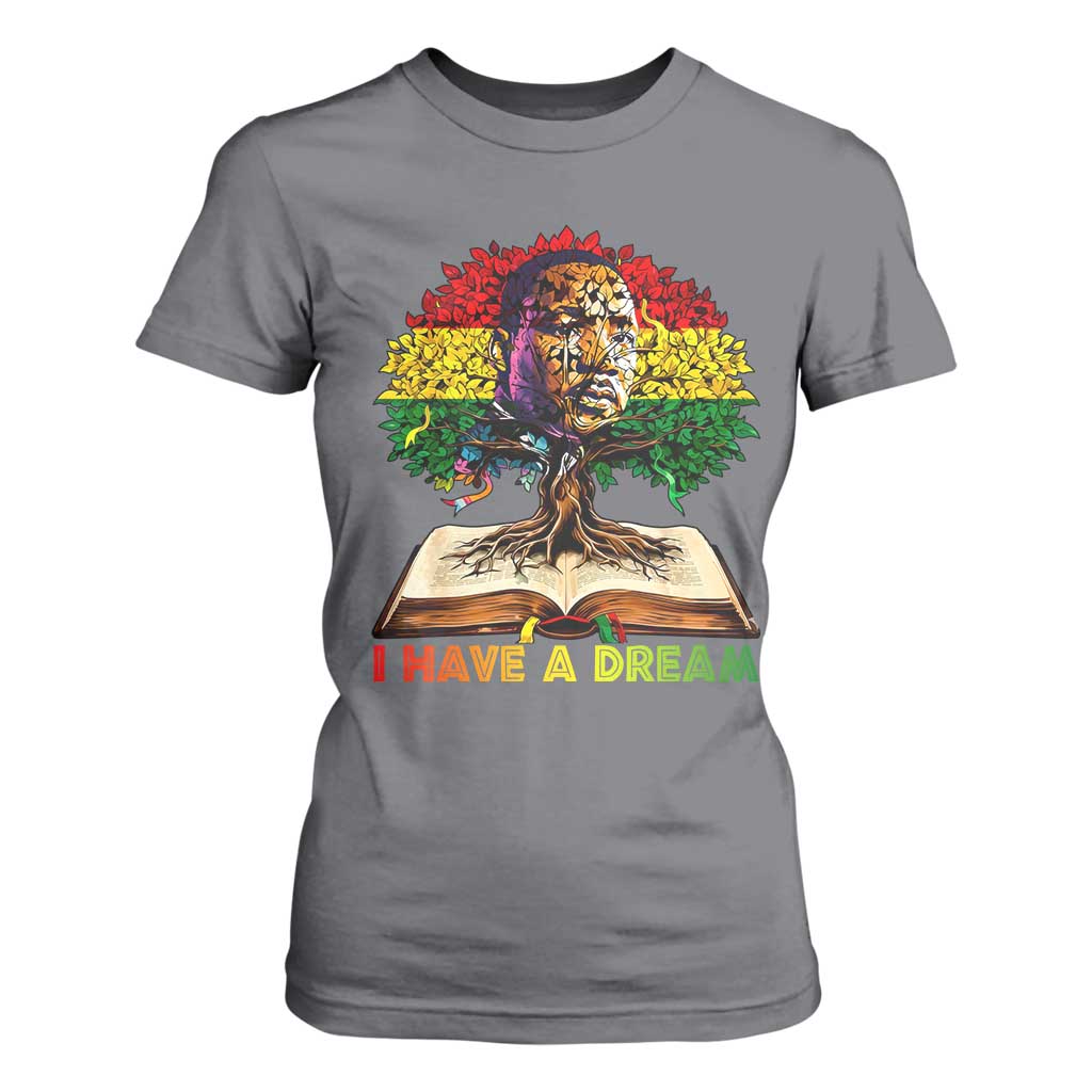 Martin Luther King Jr T Shirt For Women Black History Month Melanin African TS14 Charcoal Print Your Wear