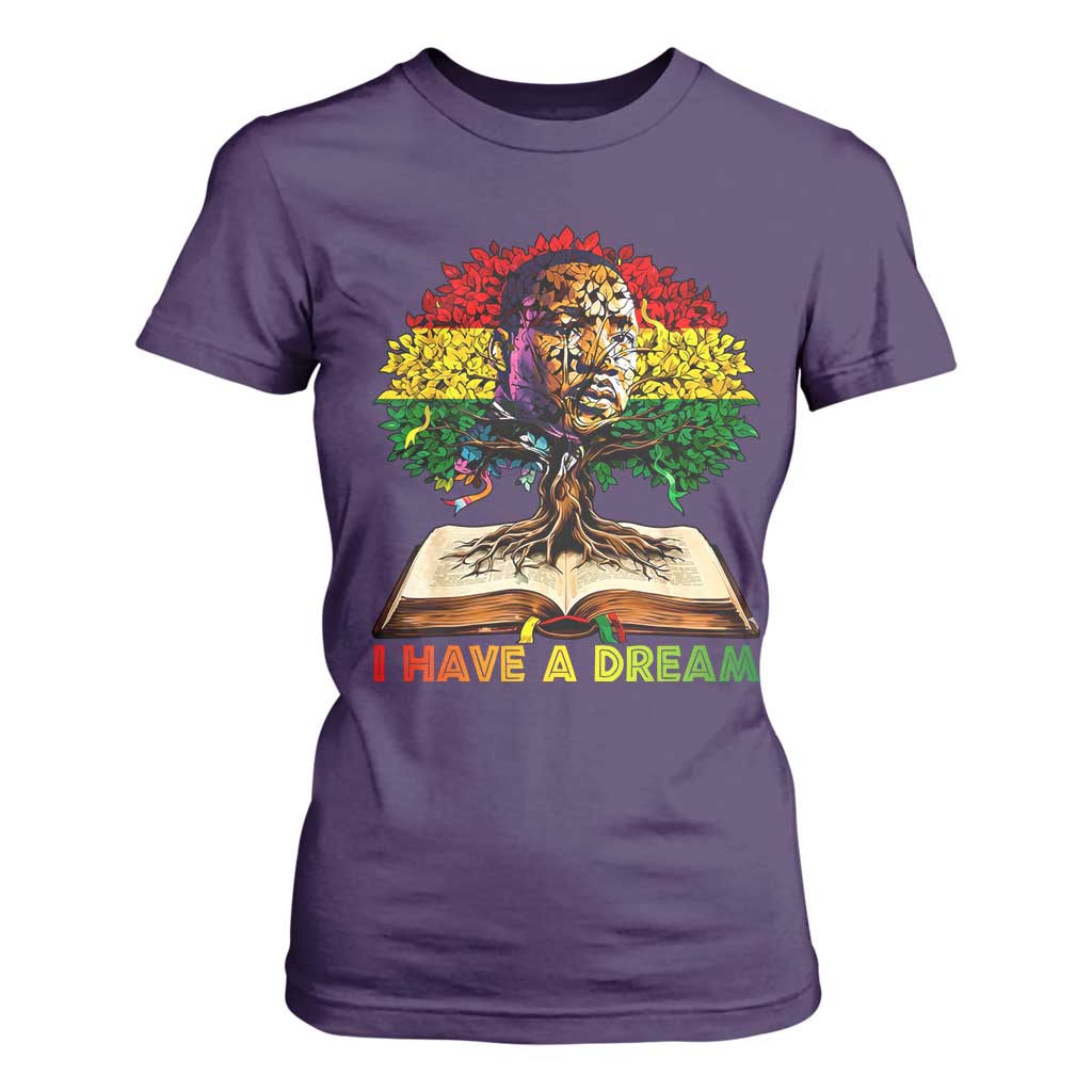 Martin Luther King Jr T Shirt For Women Black History Month Melanin African TS14 Purple Print Your Wear