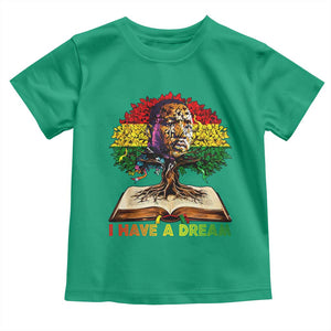 Martin Luther King Jr Toddler T Shirt Black History Month Melanin African TS14 Irish Green Print Your Wear