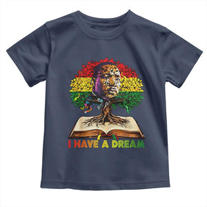 Martin Luther King Jr Toddler T Shirt Black History Month Melanin African TS14 Navy Print Your Wear