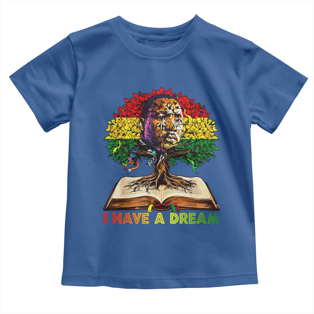 Martin Luther King Jr Toddler T Shirt Black History Month Melanin African TS14 Royal Blue Print Your Wear