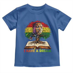 Martin Luther King Jr Toddler T Shirt Black History Month Melanin African TS14 Royal Blue Print Your Wear