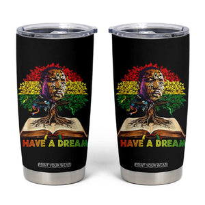 Martin Luther King Jr Tumbler Cup Black History Month Melanin African TS14 Black Print Your Wear