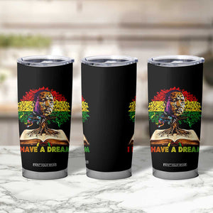 Martin Luther King Jr Tumbler Cup Black History Month Melanin African TS14 Print Your Wear