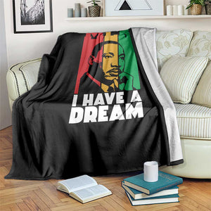 Martin Luther King Jr Throw Blanket I Have Dream MLK Quote TS14 Print Your Wear