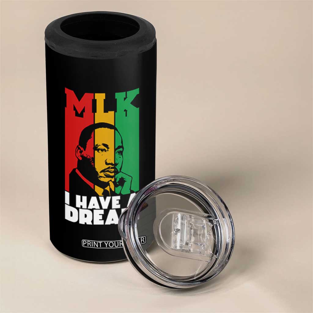 Martin Luther King Jr 4 in 1 Can Cooler Tumbler I Have Dream MLK Quote TS14 Print Your Wear