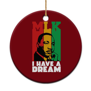 Martin Luther King Jr Ceramic Ornament I Have Dream MLK Quote TS14 1pc Red Print Your Wear