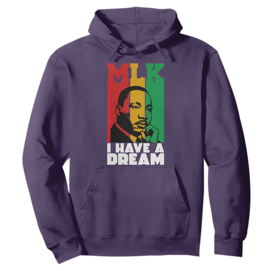 Martin Luther King Jr Hoodie I Have Dream MLK Quote TS14 Purple Print Your Wear