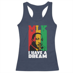 Martin Luther King Jr Racerback Tank Top I Have Dream MLK Quote TS14 Navy Print Your Wear