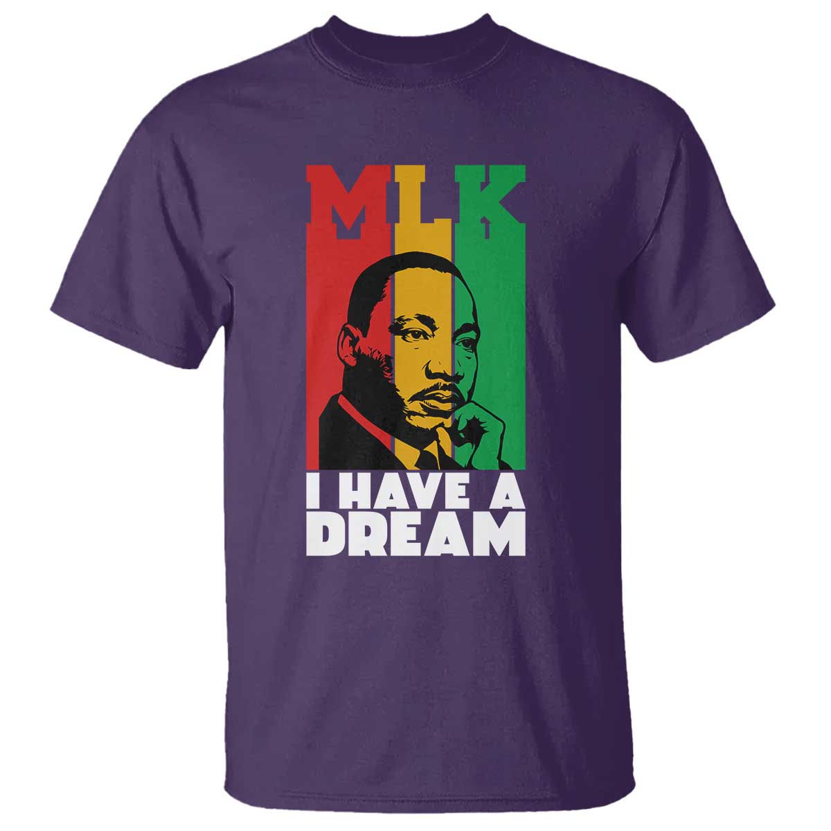 Martin Luther King Jr T Shirt I Have Dream MLK Quote TS14 Purple Print Your Wear