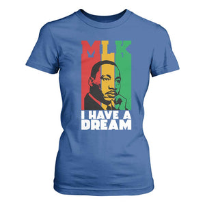 Martin Luther King Jr T Shirt For Women I Have Dream MLK Quote TS14 Royal Blue Print Your Wear