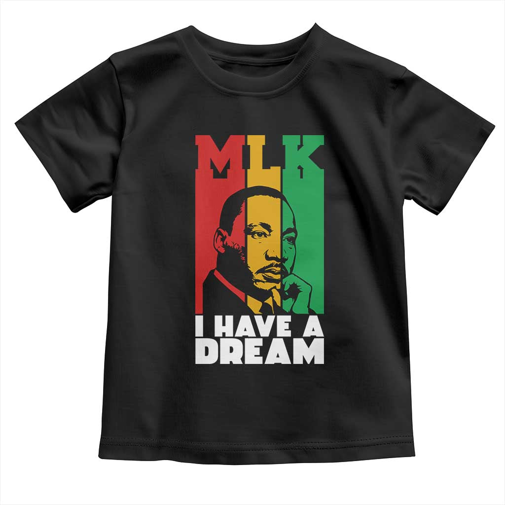 Martin Luther King Jr Toddler T Shirt I Have Dream MLK Quote TS14 Black Print Your Wear