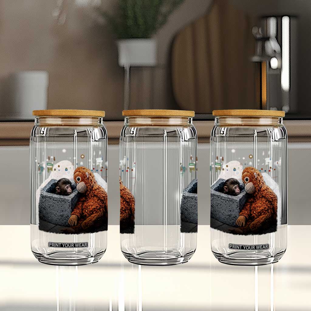 Punch Mokey Glass Can Viral Trend Baby Monkey Streets Meme TS14 Print Your Wear