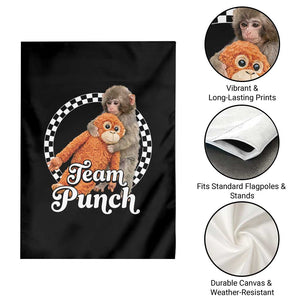 Punch Mokey Garden Flag Baby Monkey And Plush Toy Viral Trend TS14 Print Your Wear