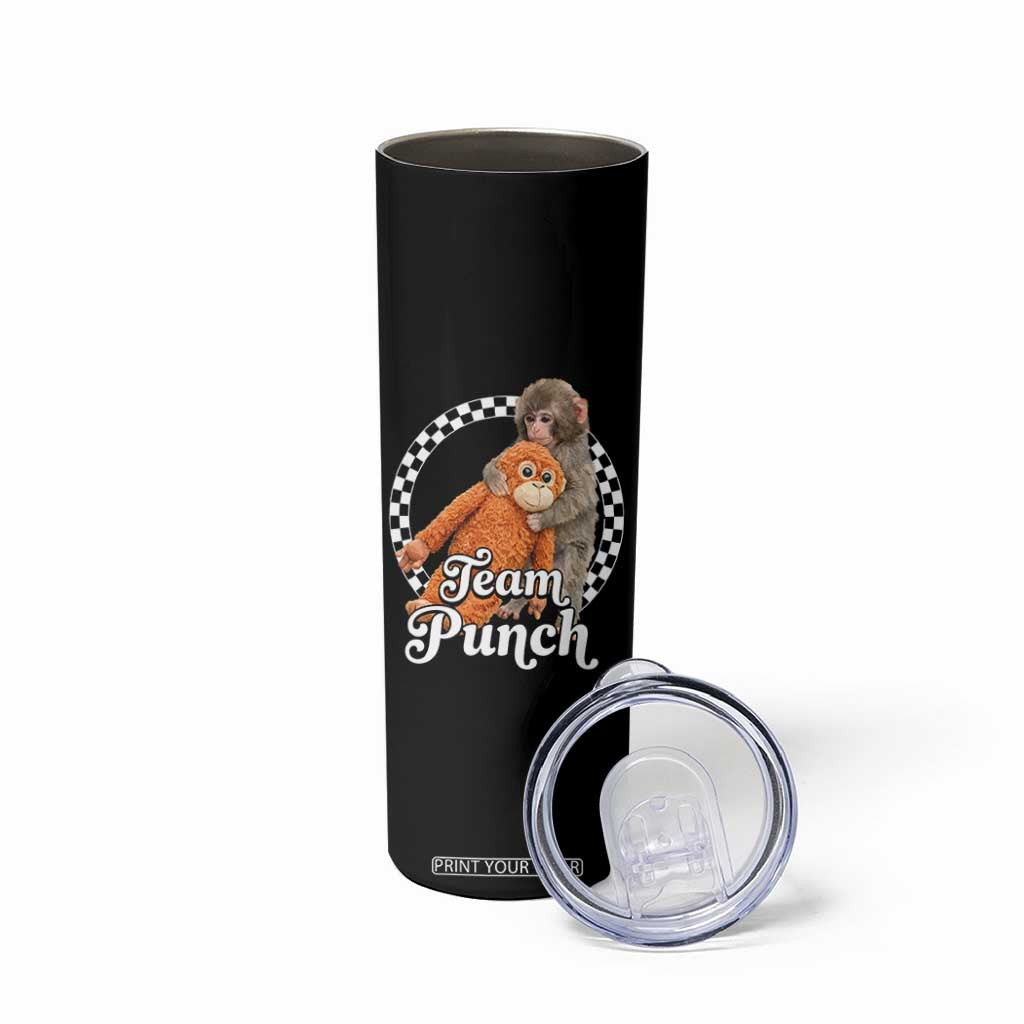 Punch Mokey Skinny Tumbler Baby Monkey And Plush Toy Viral Trend TS14 Print Your Wear
