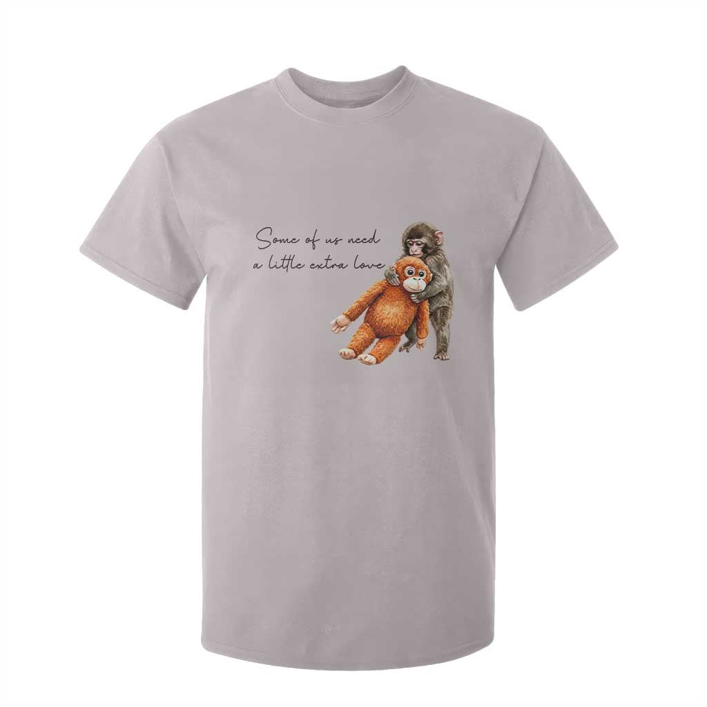 Punch Mokey T Shirt For Kid Some Of Us Need a Little Extra Love TS14 Ice Gray Print Your Wear