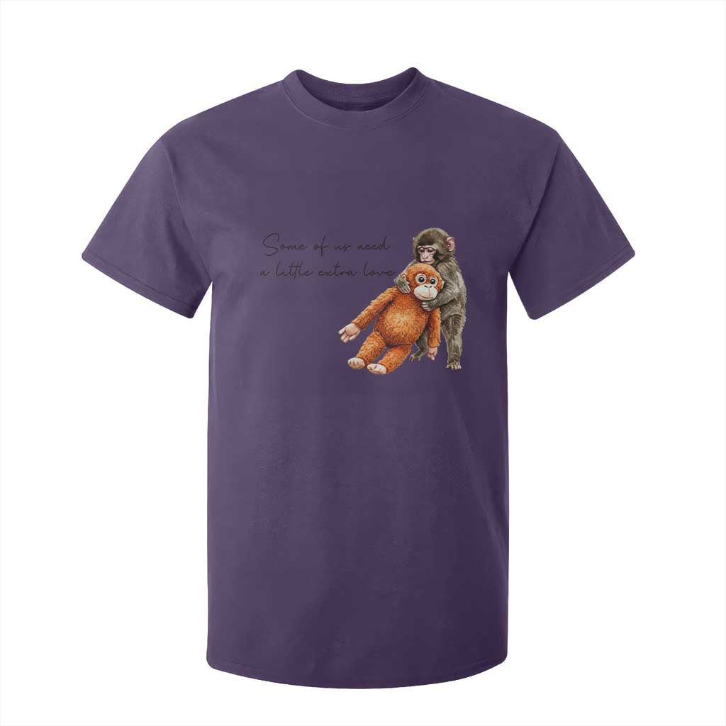 Punch Mokey T Shirt For Kid Some Of Us Need a Little Extra Love TS14 Purple Print Your Wear