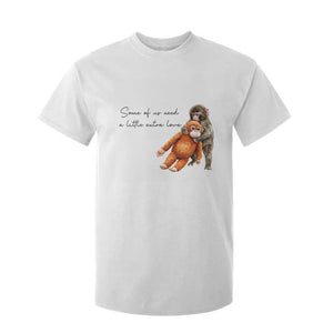 Punch Mokey T Shirt For Kid Some Of Us Need a Little Extra Love TS14 White Print Your Wear