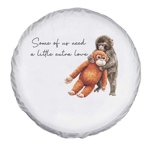 Punch Mokey Spare Tire Cover Some Of Us Need a Little Extra Love TS14 Print Your Wear