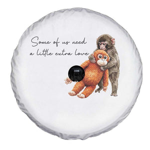 Punch Mokey Spare Tire Cover Some Of Us Need a Little Extra Love TS14 Print Your Wear