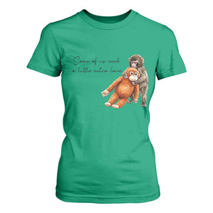 Punch Mokey T Shirt For Women Some Of Us Need a Little Extra Love TS14 Irish Green Print Your Wear