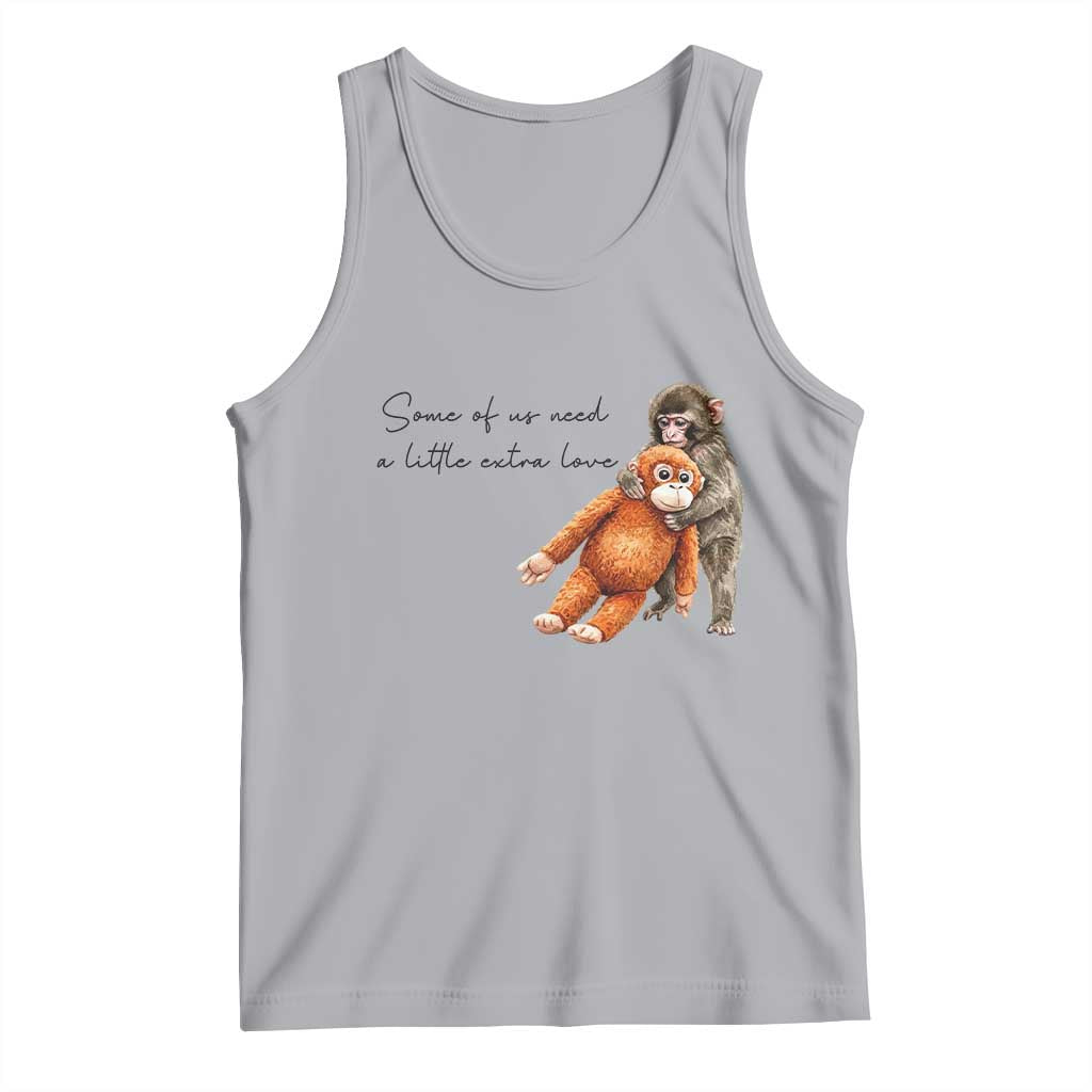 Punch Mokey Tank Top Some Of Us Need a Little Extra Love TS14 Athletic Heather Print Your Wear