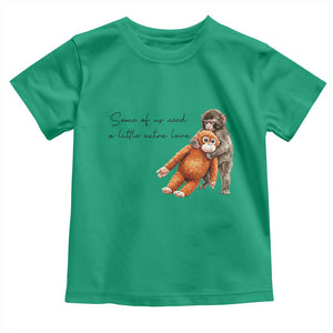 Punch Mokey Toddler T Shirt Some Of Us Need a Little Extra Love TS14 Irish Green Print Your Wear