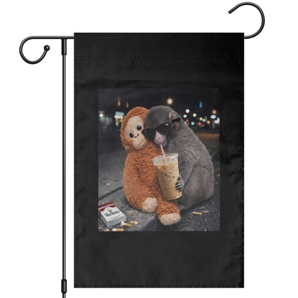Punch Mokey Garden Flag Funny Drinking Diet Coke Sunglasses Street Meme TS14 Black Print Your Wear