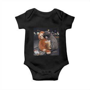 Punch Mokey Baby Onesie Funny Drinking Diet Coke Sunglasses Street Meme TS14 Black Print Your Wear