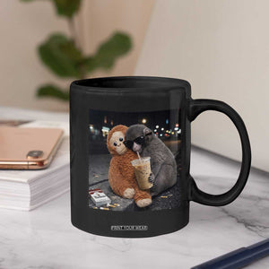 Punch Mokey Coffee Mug Funny Drinking Diet Coke Sunglasses Street Meme TS14 Print Your Wear
