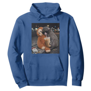 Punch Mokey Hoodie Funny Drinking Diet Coke Sunglasses Street Meme TS14 Royal Blue Print Your Wear
