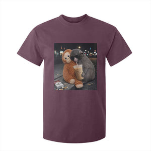 Punch Mokey T Shirt For Kid Funny Drinking Diet Coke Sunglasses Street Meme TS14 Maroon Print Your Wear