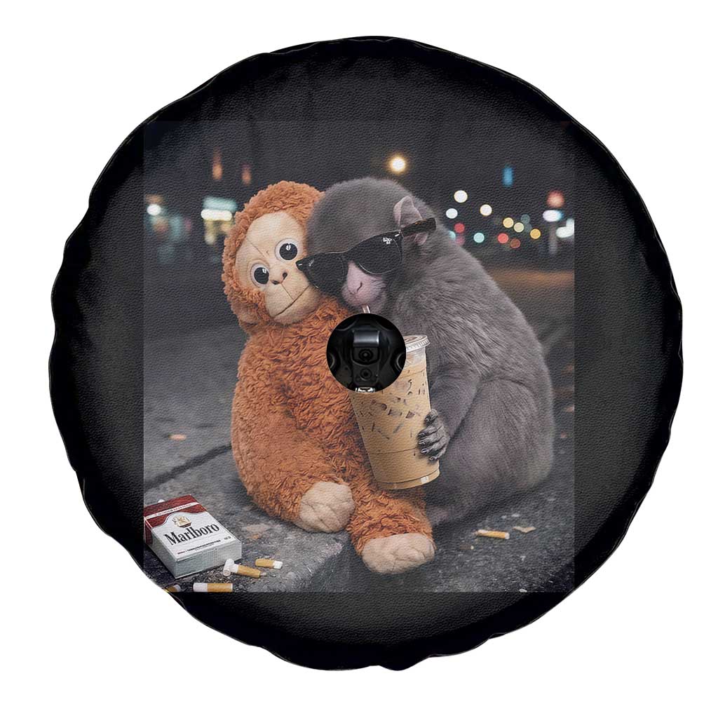 Punch Mokey Spare Tire Cover Funny Drinking Diet Coke Sunglasses Street Meme TS14 Print Your Wear