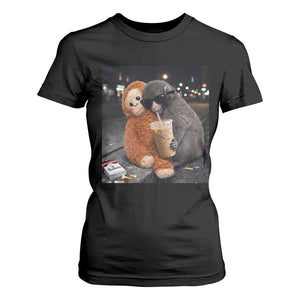 Punch Mokey T Shirt For Women Funny Drinking Diet Coke Sunglasses Street Meme TS14 Black Print Your Wear