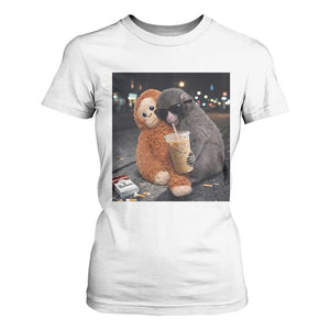 Punch Mokey T Shirt For Women Funny Drinking Diet Coke Sunglasses Street Meme TS14 White Print Your Wear