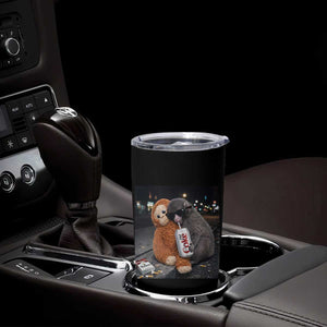 Punch Mokey Tumbler Cup Funny Drinking Diet Coke Sunglasses Street Meme TS14 Print Your Wear