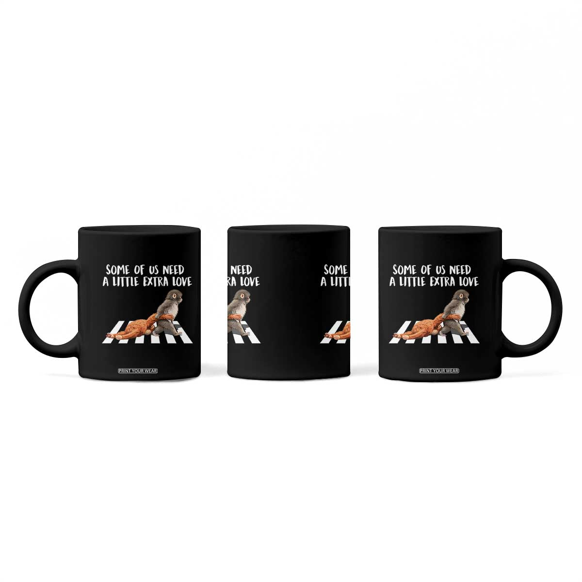Punch Mokey Meme Coffee Mug Some Of Us Need a Little Extra Love TS14 Print Your Wear