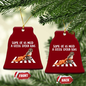 Punch Mokey Meme Ceramic Ornament Some Of Us Need a Little Extra Love TS14 Print Your Wear
