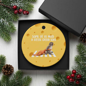 Punch Mokey Meme Ceramic Ornament Some Of Us Need a Little Extra Love TS14 1pc Yellow Cheese Print Your Wear
