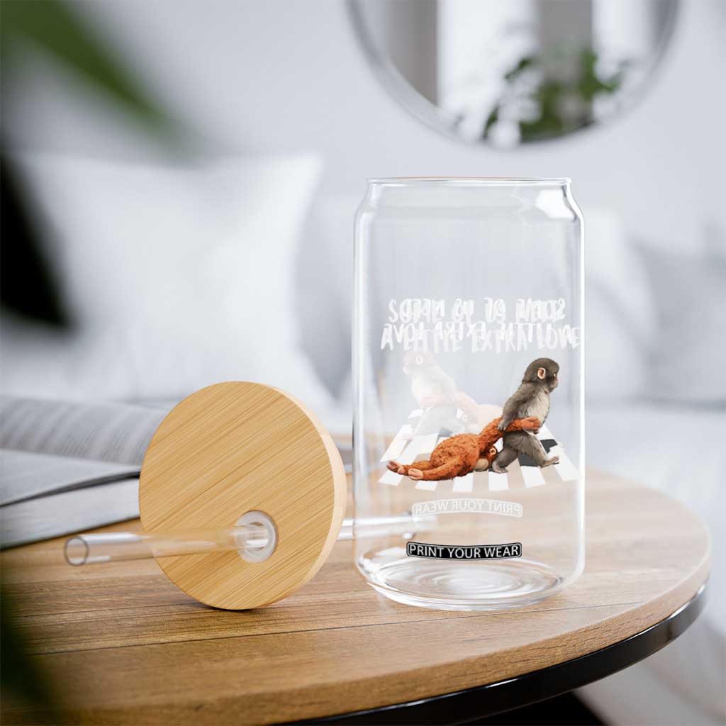 Punch Mokey Meme Glass Can Some Of Us Need a Little Extra Love TS14 Print Your Wear
