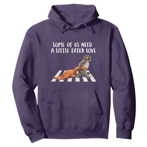 Punch Mokey Meme Hoodie Some Of Us Need a Little Extra Love TS14 Purple Print Your Wear