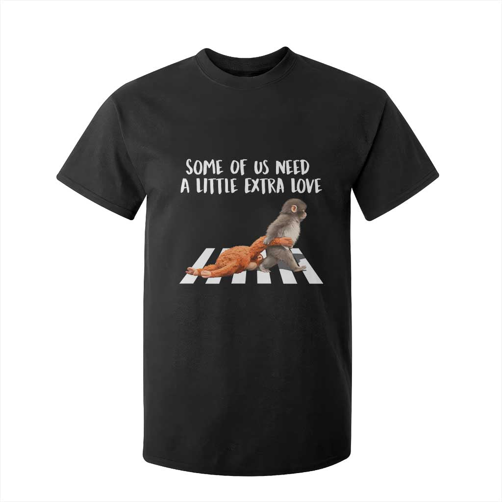 Punch Mokey Meme T Shirt For Kid Some Of Us Need a Little Extra Love TS14 Black Print Your Wear