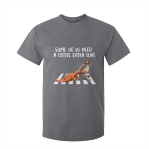 Punch Mokey Meme T Shirt For Kid Some Of Us Need a Little Extra Love TS14 Charcoal Print Your Wear