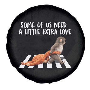 Punch Mokey Meme Spare Tire Cover Some Of Us Need a Little Extra Love TS14 Print Your Wear