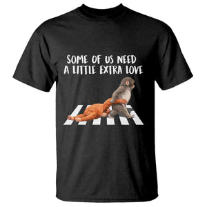 Punch Mokey Meme T Shirt Some Of Us Need a Little Extra Love TS14 Black Print Your Wear