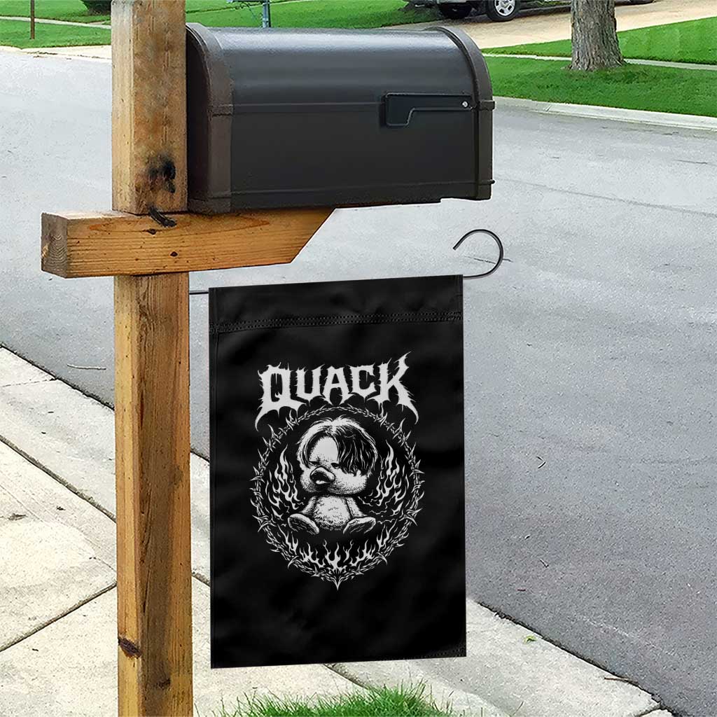 Funny Duck Metal Concert Garden Flag Rock Music Quack Meme TS14 Print Your Wear