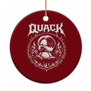Funny Duck Metal Concert Ceramic Ornament Rock Music Quack Meme TS14 1pc Red Print Your Wear