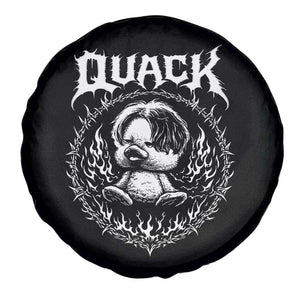 Funny Duck Metal Concert Spare Tire Cover Rock Music Quack Meme TS14 Print Your Wear