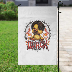 Funny Duck Metal Concert Garden Flag Rock Band Quack Meme TS14 Print Your Wear