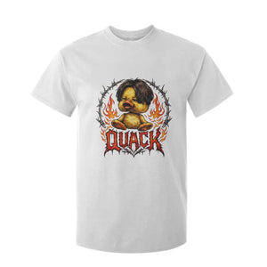 Funny Duck Metal Concert T Shirt For Kid Rock Band Quack Meme TS14 White Print Your Wear